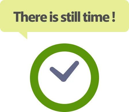 There is still time!♪